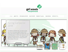 Tablet Screenshot of girlscoutsmidpeninsula.org
